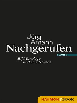 cover image of Nachgerufen